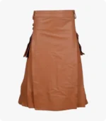 Brown Leather Utility Kilt