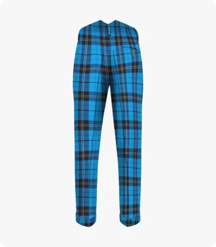 Buy Scottish Ramsay Blue Tartan Trouser