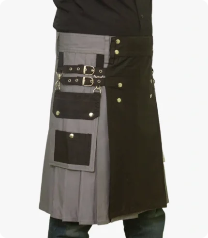 Buy Traditional Scottish Hybrid Kilt Side