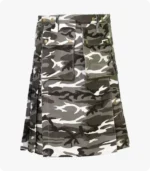 Buy Urban Snow Camouflage Tactical Kilt