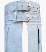 Buy White Warrior Leather Kilt