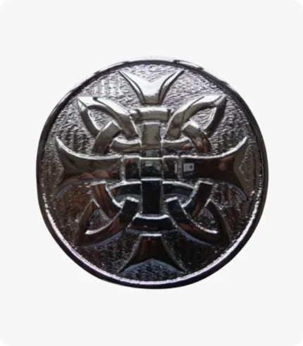 Cross Round Scottish Kilt Belt Buckle