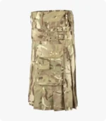 Custom Made Multi Camouflage Tactical Kilt Right Side