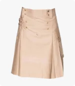 Custome Made Stylish Khaki Utility Kilt