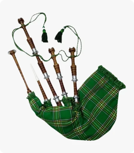 Hand Made Irish Tartan Bagpipe