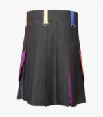 Handmade Box Pleated Hybrid Kilt Back