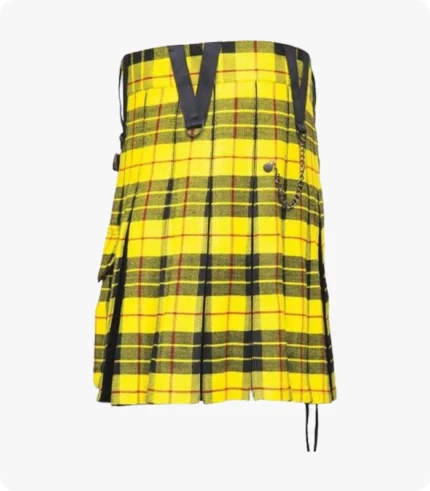 Modern Macleod of Lewis Box Pleated Hybrid Kilt Back