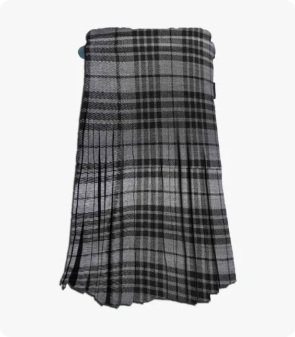 Premium Quality Grey Watch Tartan Kilt Back