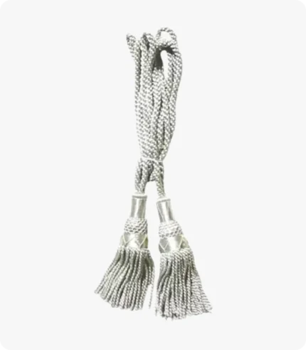 Premium Quality Scottish Silver Silk Bagpipe Cord