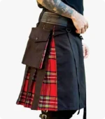 Royal Stewart Hybrid Tartan Kilt Side