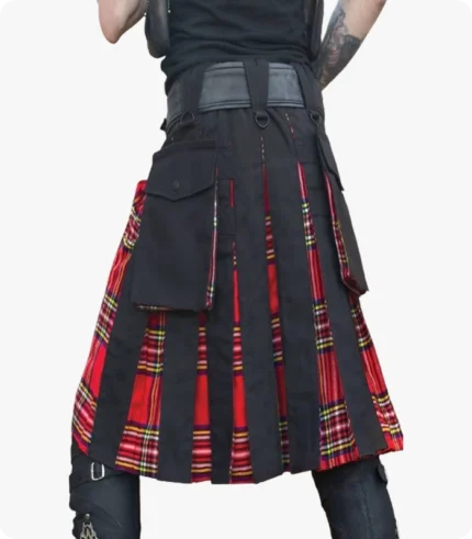 Royal Stewart Hybrid Tartan Kilt Back