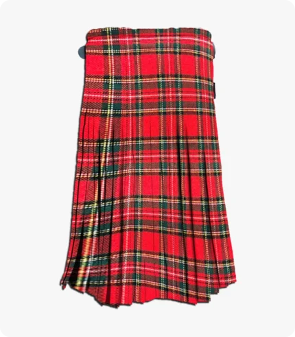 Scottish Royal Stewart Tartan Kilt Back