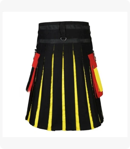 Custom Made German Flage Hybrid Kilt Back