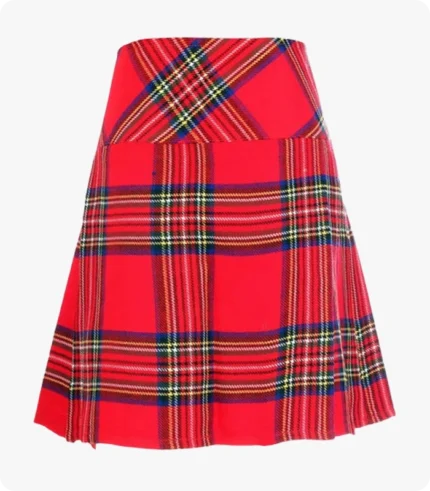 Women Royal Stewart Tartan Kilt Back