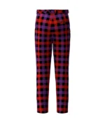 Brown Tartan Trouser Back