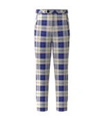 Handmade Ailsa Royal Blue Tartan Trouser Front
