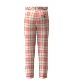 Handmade Alisa Pink Tartan Trouser Back