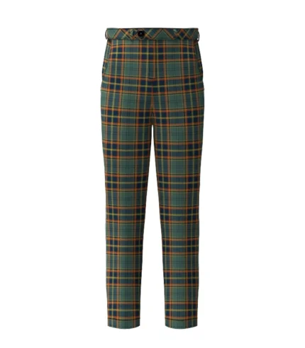 Handmade Antrim County Tartan Trouser Front