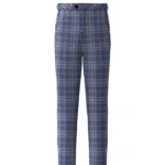 Handmade Arran Mist Tartan Trouser Front