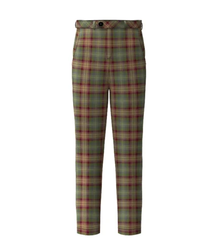 Handmade Auld Scotland Tartan Trouser Front