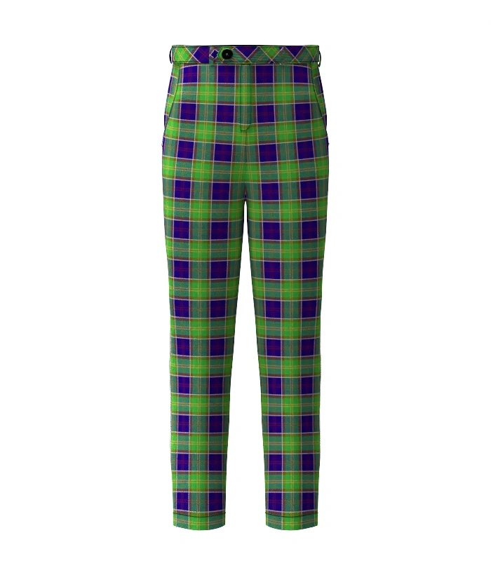 Handmade Ayrshire Tartan Trouser Front Handmade Ayrshire Tartan Trouser Front
