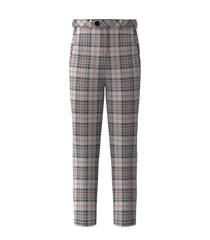 Handmade Balmoral Tartan Trouser Front Handmade Balmoral Tartan Trouser Front