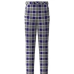 Handmade Bannockbane Silver Tartan Trouser Front