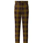 Handmade Barbour Tartan Trouser Front