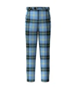 Handmade Bell Tartan Trouser Front