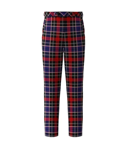 Handmade Bishop Tartan Trouser Front