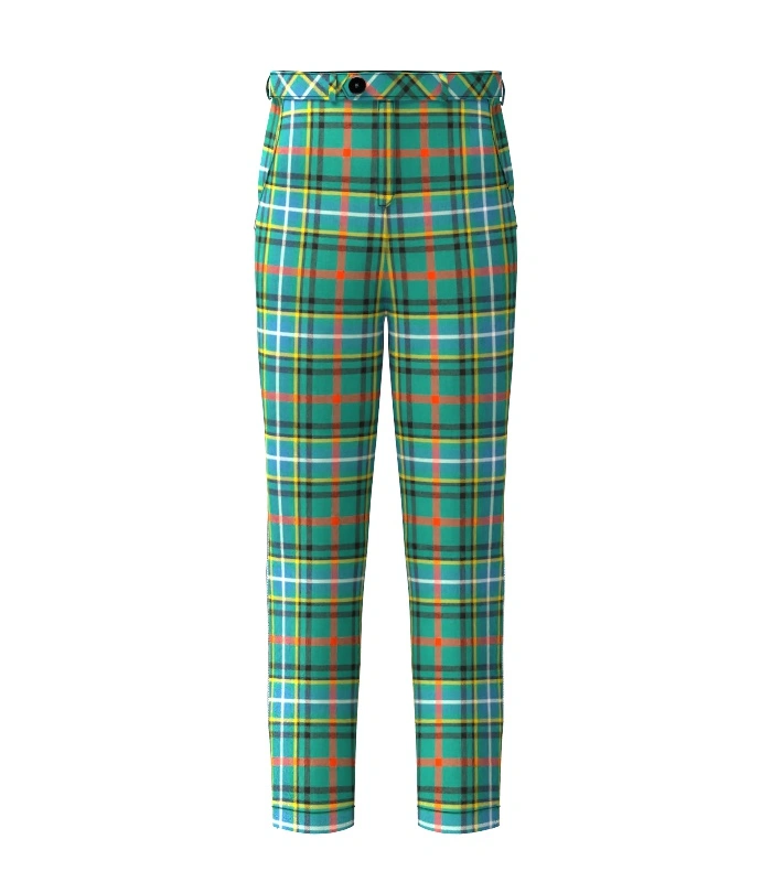 Handmade Bisset Tartan Trouser Front Handmade Bisset Tartan Trouser Front