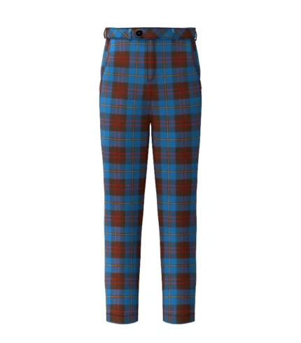 Handmade Cameron Hunting Tartan Trouser Front
