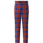 Handmade Chinese Scottish Tartan Trouser Front