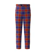 Handmade Chinese Scottish Tartan Trouser Front