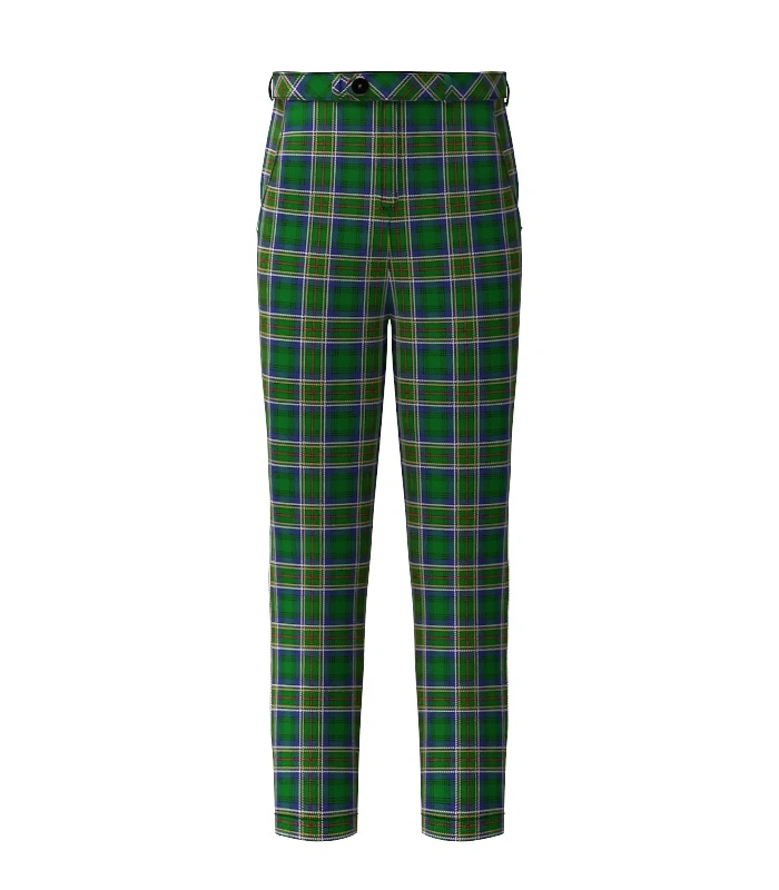 Handmade Cockburn Tartan Trouser Front Handmade Cockburn Tartan Trouser Front