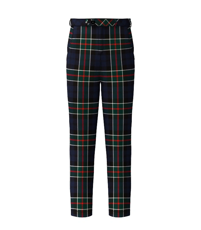 Handmade Colquhoun Tartan Trouser Front Handmade Colquhoun Tartan Trouser Front
