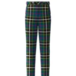 Handmade Cornish Hunting Tartan Trouser Front