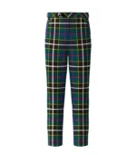 Handmade Cornish Hunting Tartan Trouser Front