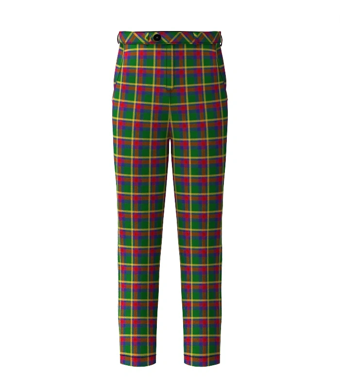 Handmade Creek Indian Nation Tartan Trouser Front Handmade Creek Indian Nation Tartan Trouser Front