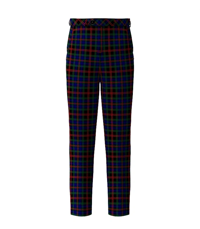 Handmade Daly Tartan Trouser Front Handmade Daly Tartan Trouser Front