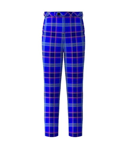 Handmade Dempster Tartan Trouser Front