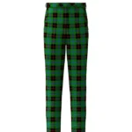 Handmade Douglas Black Tartan Trouser Front