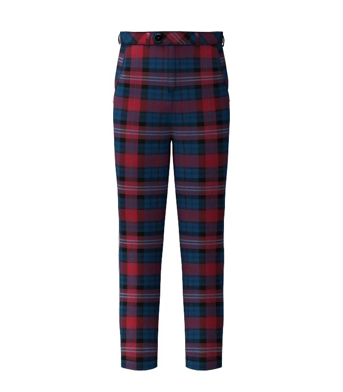 Handmade Evans Tartan Trouser Font Handmade Evans Tartan Trouser Font