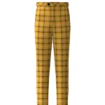 Handmade Exploration Of Titan Tartan Trouser Front