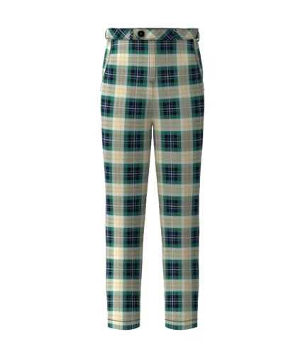 Handmade Fitzpatrick Tartan Trouser Front