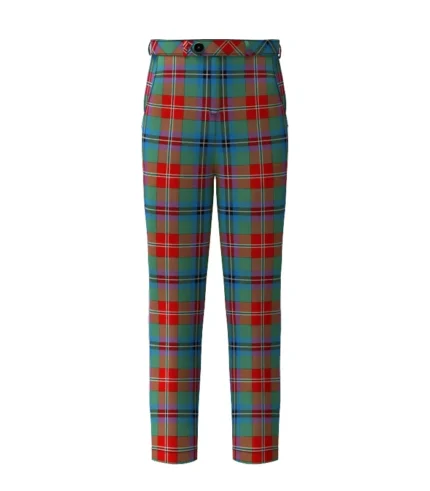 Handmade Ford & Etal Tartan Trouser Front
