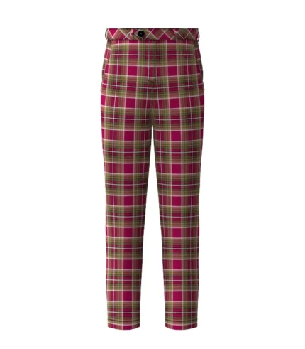 Handmade Gardner Lynne Michele Tartan Trouser Front