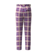 Handmade Gigha Lilac Tartan Trouser Back