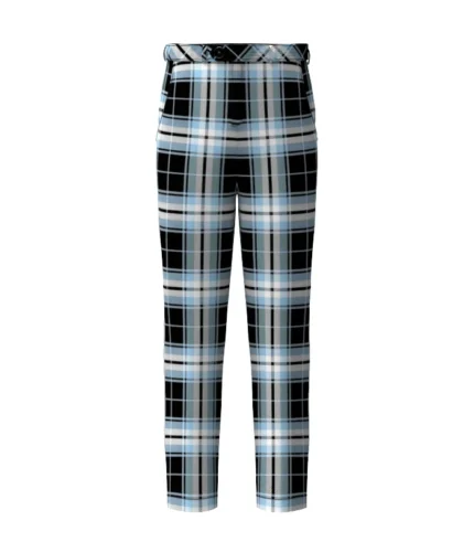 Handmade Glasgow Warriors Tartan Trouser Front