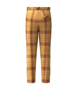 Handmade Glen Affric Tartan Trouser Back